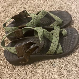 Green Chacos - great condition!